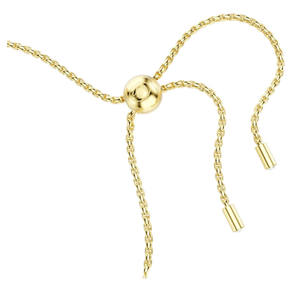 Swarovski Matrix Gold Toned Adjustable Tennis Bracelet