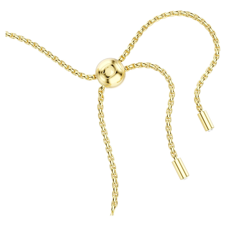 Swarovski Matrix Gold Toned Adjustable Tennis Bracelet