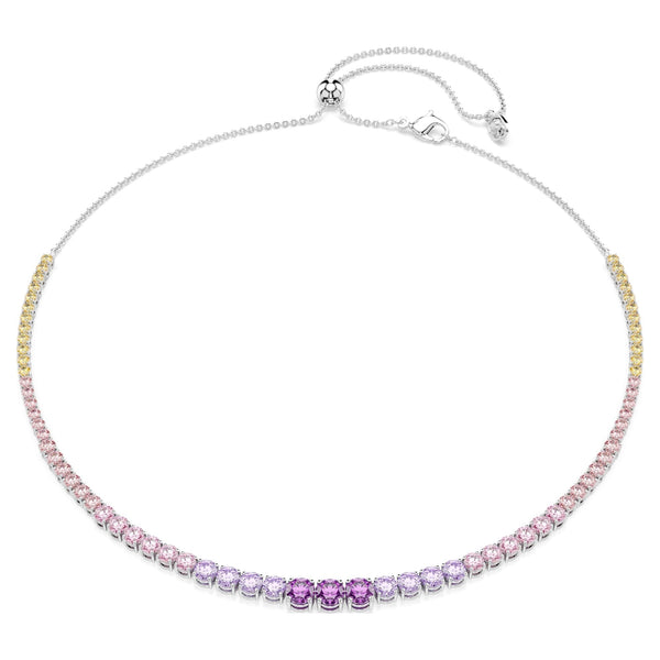 Swarovski Matrix Gradient Multicoloured Stone Necklace