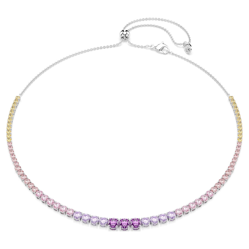 Swarovski Matrix Gradient Multicoloured Stone Necklace