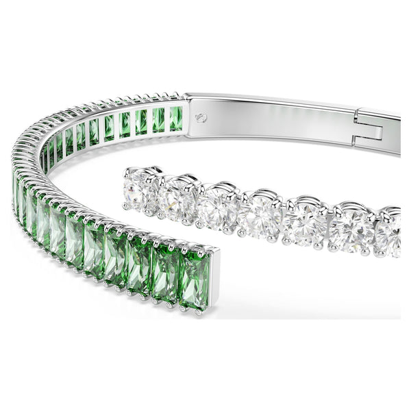 Swarovski Matrix Green Stone Bangle