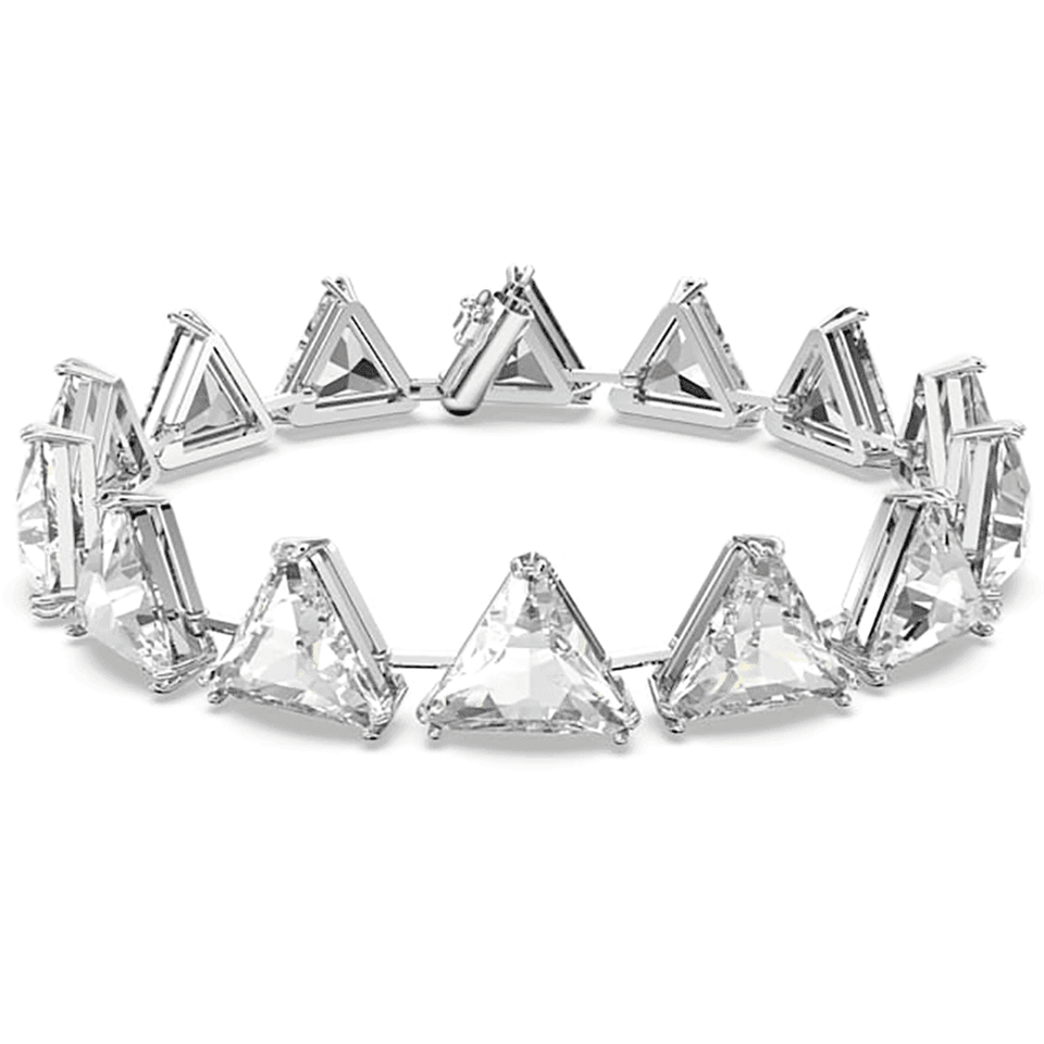 Swarovski Matrix Triangle Cut Stone Set Bracelet