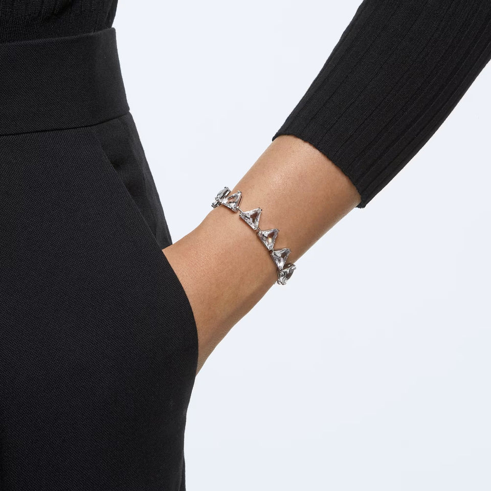 Swarovski Matrix Triangle Cut Stone Set Bracelet
