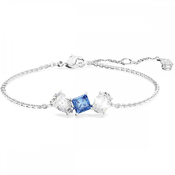 Swarovski Mesmera Mixed Cut Blue Stone Set Bracelet