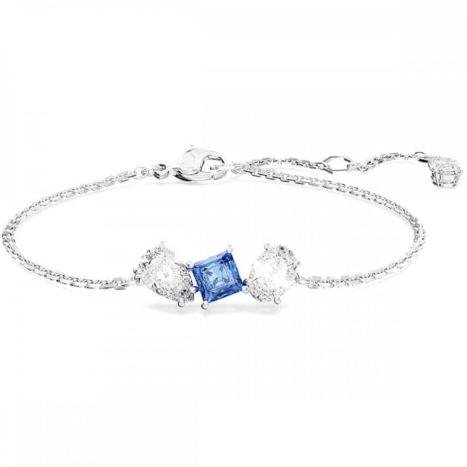Swarovski Mesmera Mixed Cut Blue Stone Set Bracelet
