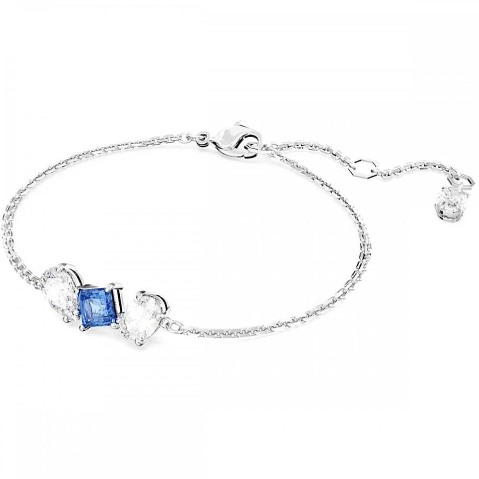 Swarovski Mesmera Mixed Cut Blue Stone Set Bracelet