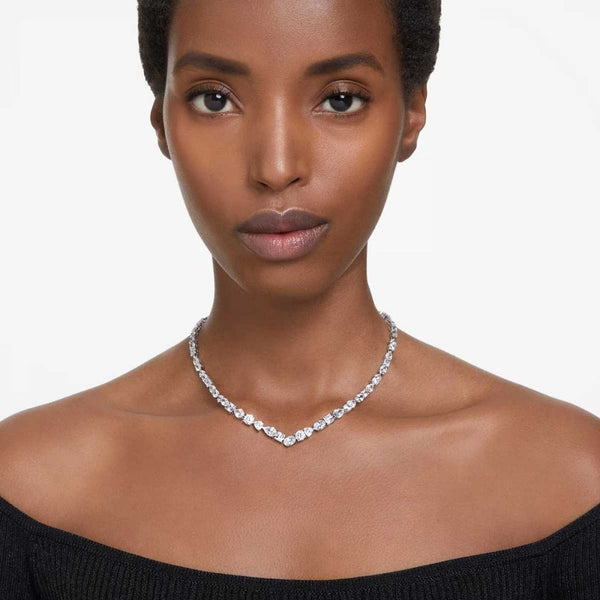 Swarovski Mesmera Mixed Cut Fixed Stone Set Necklace