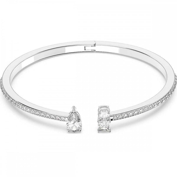 Swarovski Mesmera Mixed Cut Stone Set Bangle Cuff