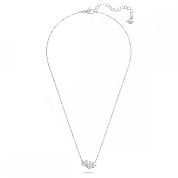 Swarovski Mesmera Stone Set Double Hearts Necklace