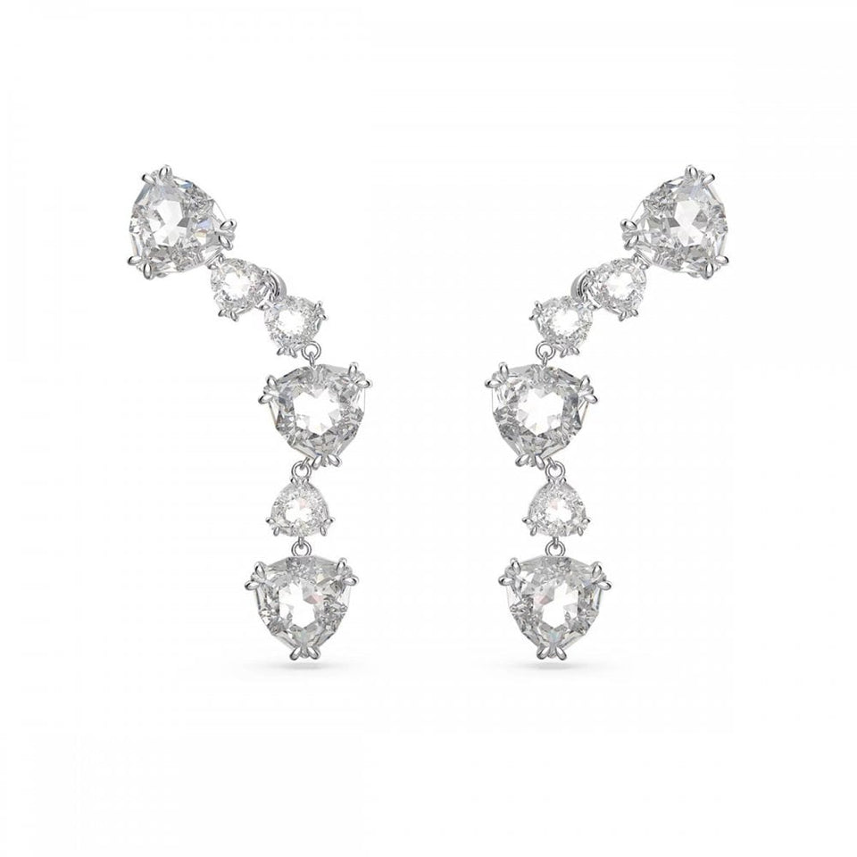 Swarovski Mesmera Trilliant Cut Stone Set Earrings Cuffs
