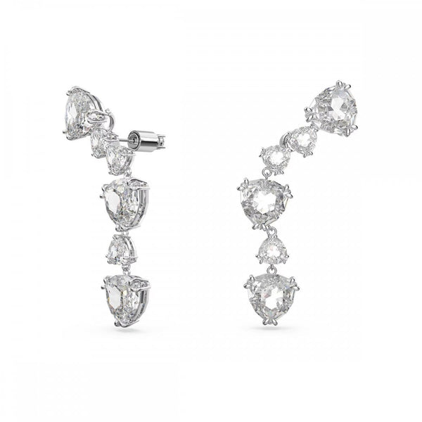 Swarovski Mesmera Trilliant Cut Stone Set Earrings Cuffs
