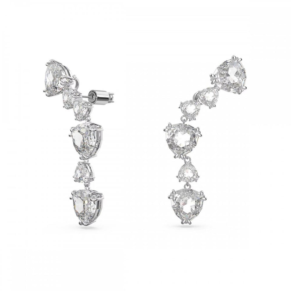 Swarovski Mesmera Trilliant Cut Stone Set Earrings Cuffs