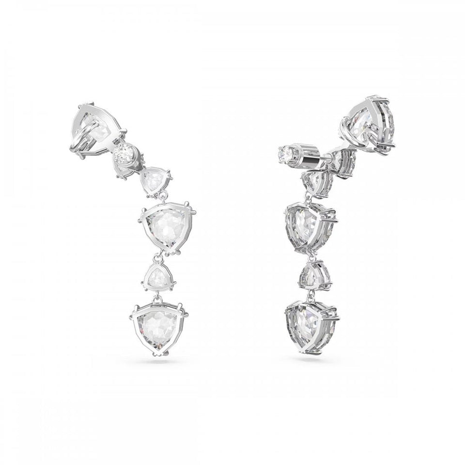 Swarovski Mesmera Trilliant Cut Stone Set Earrings Cuffs