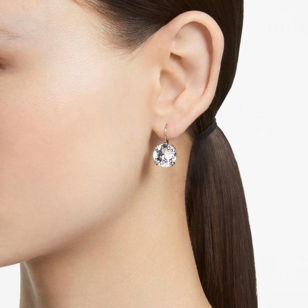 Swarovski Millenia Rhodium Plated Round Cut Earrings