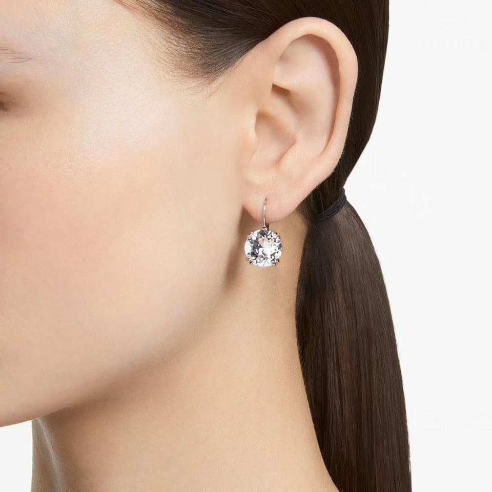 Swarovski Millenia Rhodium Plated Round Cut Earrings