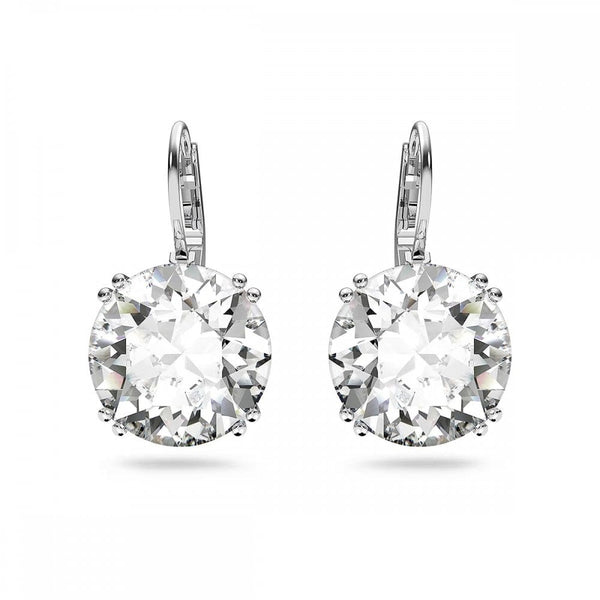 Swarovski Millenia Rhodium Plated Round Cut Earrings