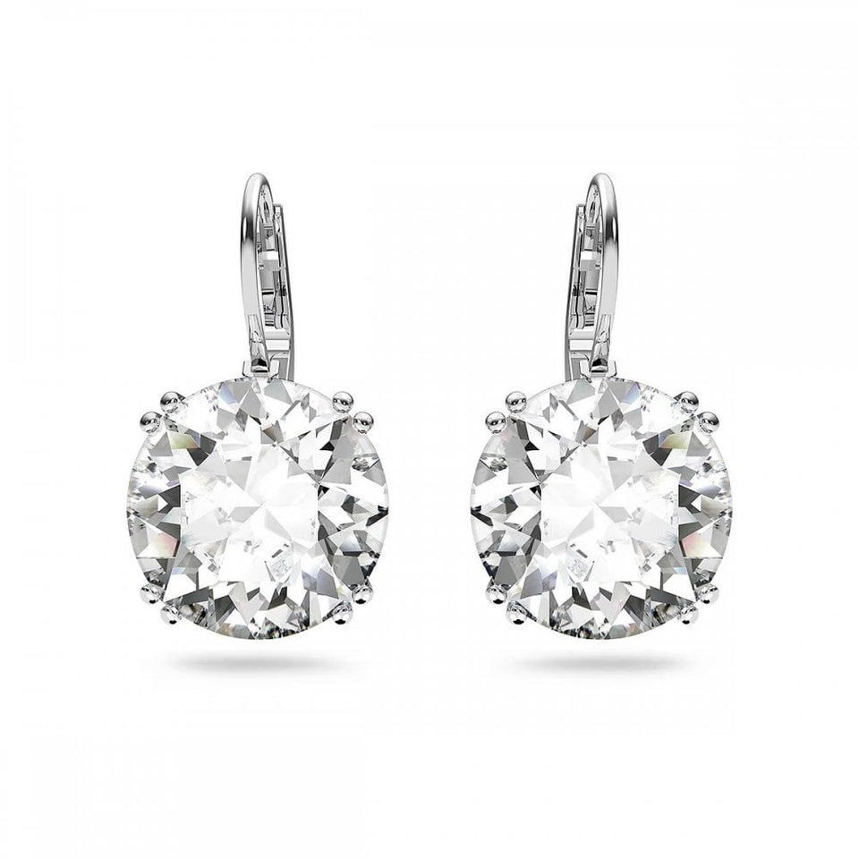 Swarovski Millenia Rhodium Plated Round Cut Earrings