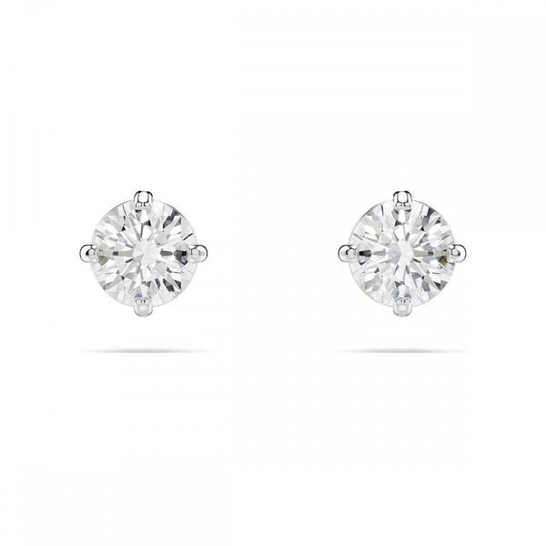 Swarovski Stilla Attract Round Cut Stone Set Stud Earrings