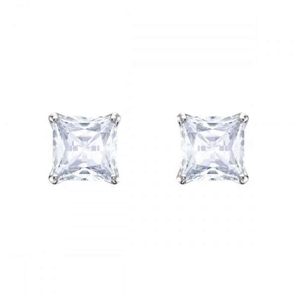 Swarovski Stilla Attract Square Cut Stone Set Stud Earrings