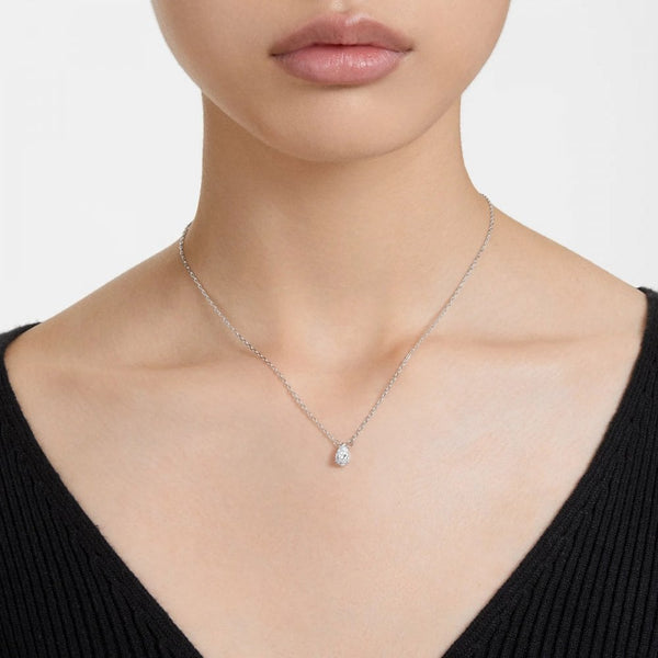 Swarovski Stilla Pear Cut Stone Set Necklace