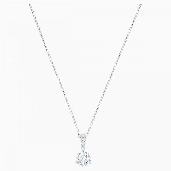 Swarovski Stilla Round Cut Drop Stone Set Necklace