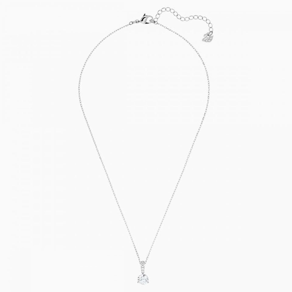 Swarovski Stilla Round Cut Drop Stone Set Necklace
