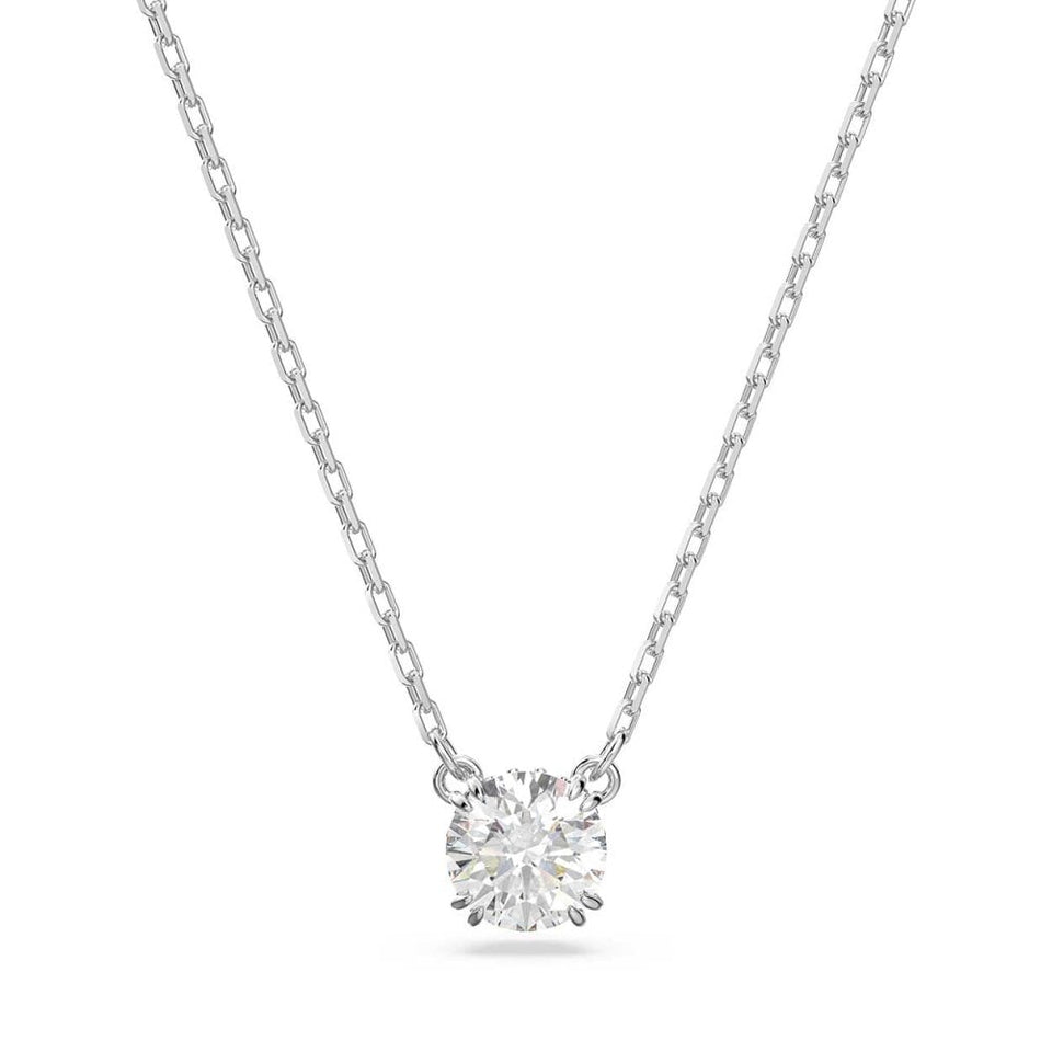 Swarovski Stilla Round Cut Stone Set Necklace