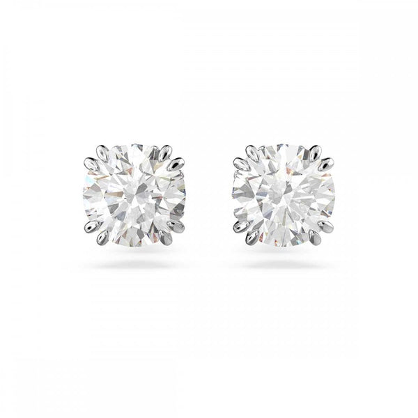 Swarovski Stilla Round Cut Stone Set Stud Earrings