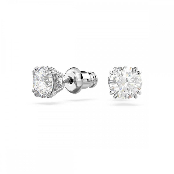 Swarovski Stilla Round Cut Stone Set Stud Earrings