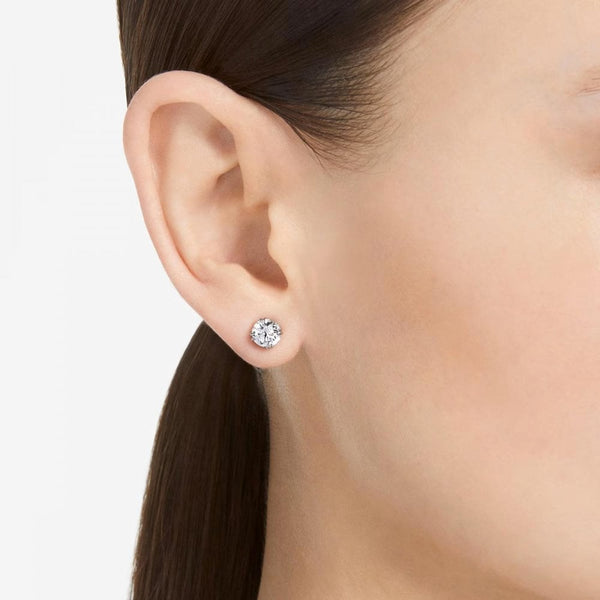 Swarovski Stilla Round Cut Stone Set Stud Earrings