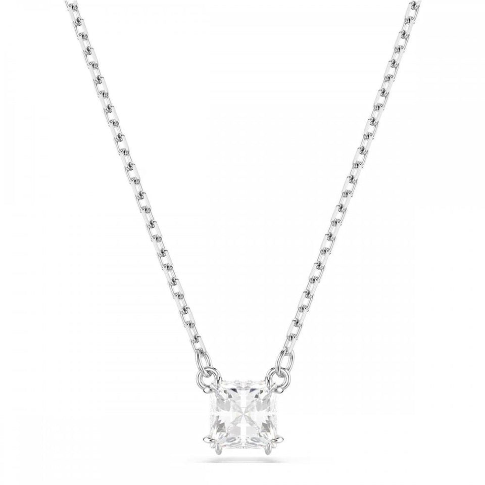 Swarovski Stilla Square Cut Stone Set Necklace