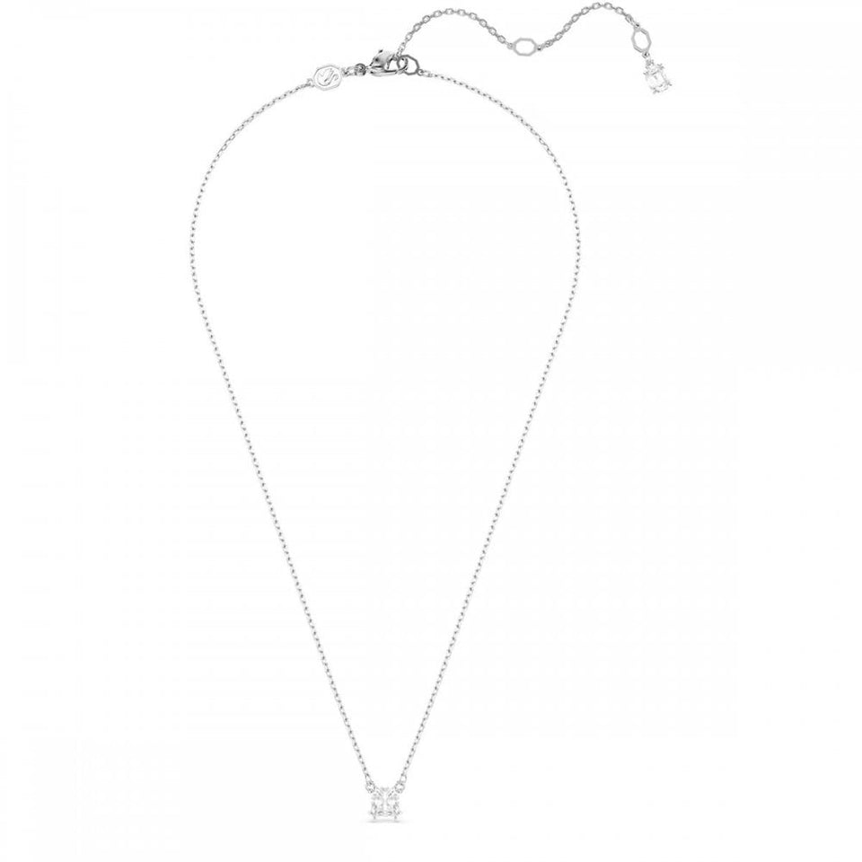 Swarovski Stilla Square Cut Stone Set Necklace