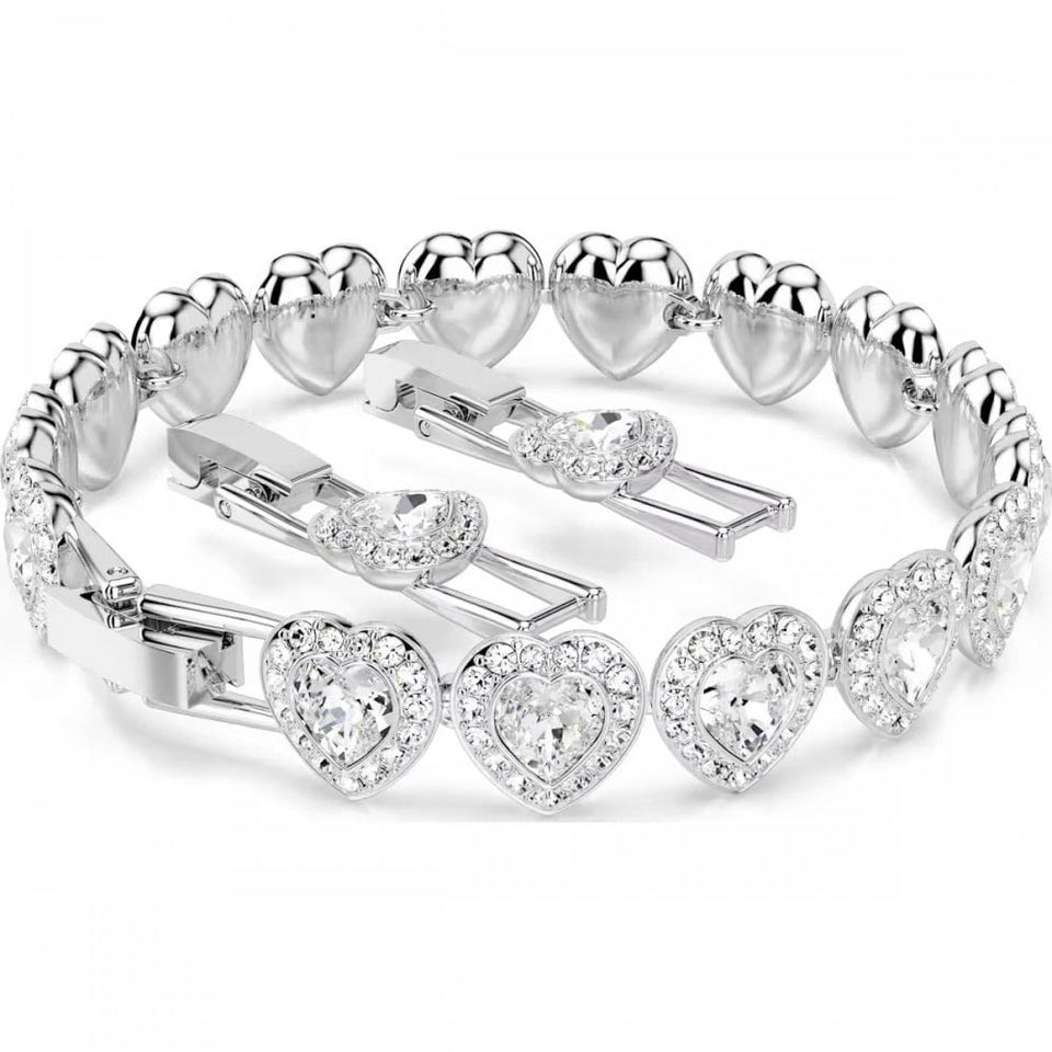 Swarovski Una Angelic Angelic Heart Shaped Stone Set Bracelet