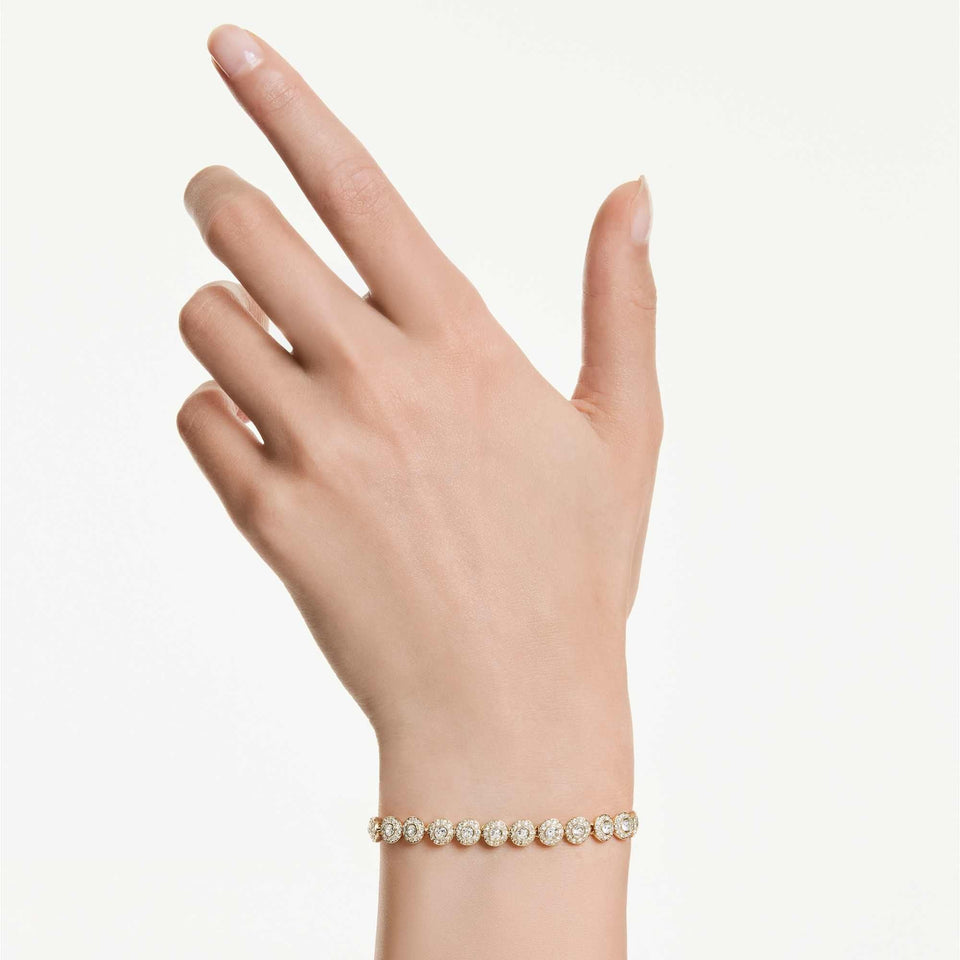 Swarovski Una Angelic Gold Tone Bracelet