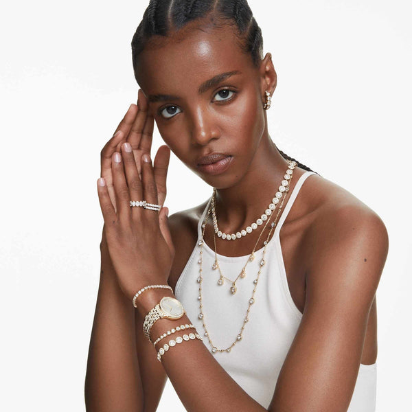Swarovski Una Angelic Gold Tone Bracelet