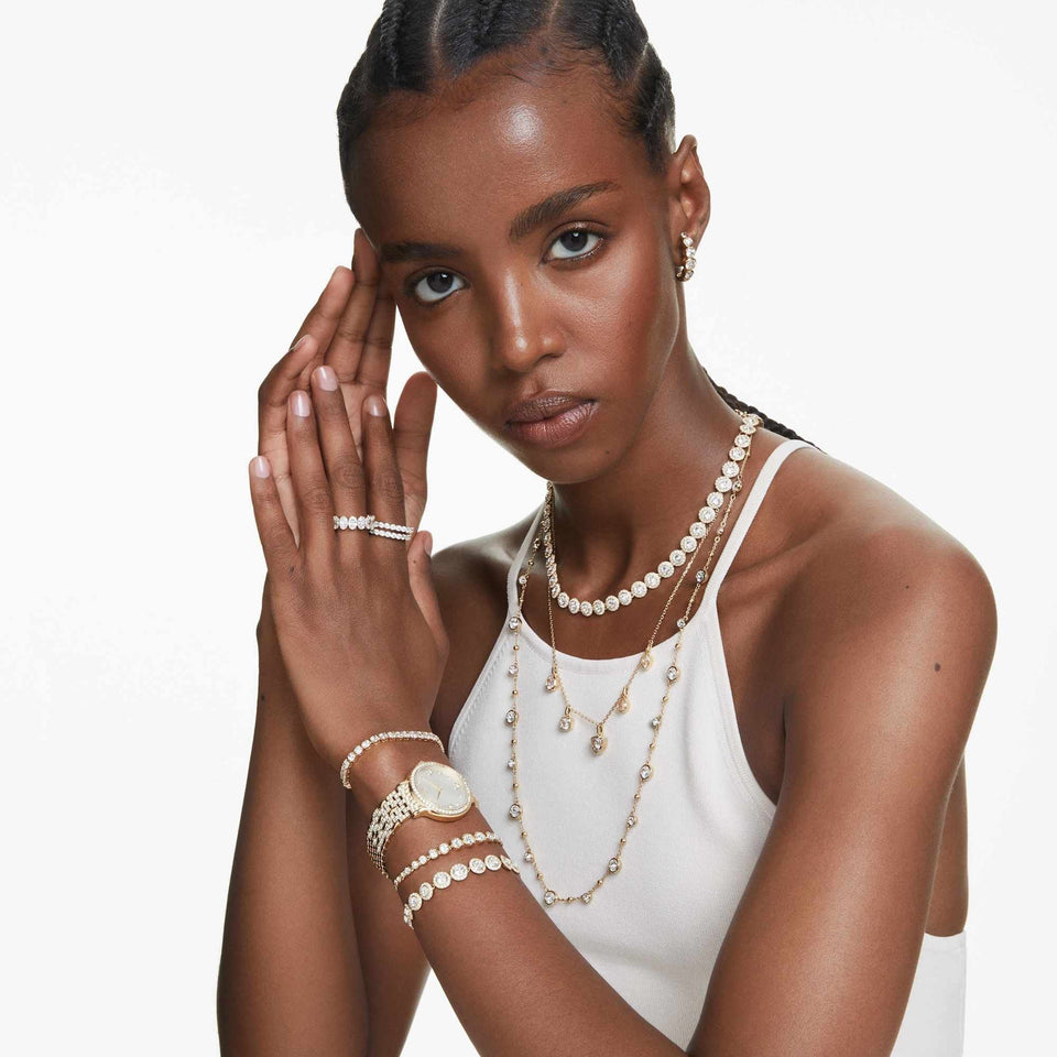 Swarovski Una Angelic Gold Tone Bracelet
