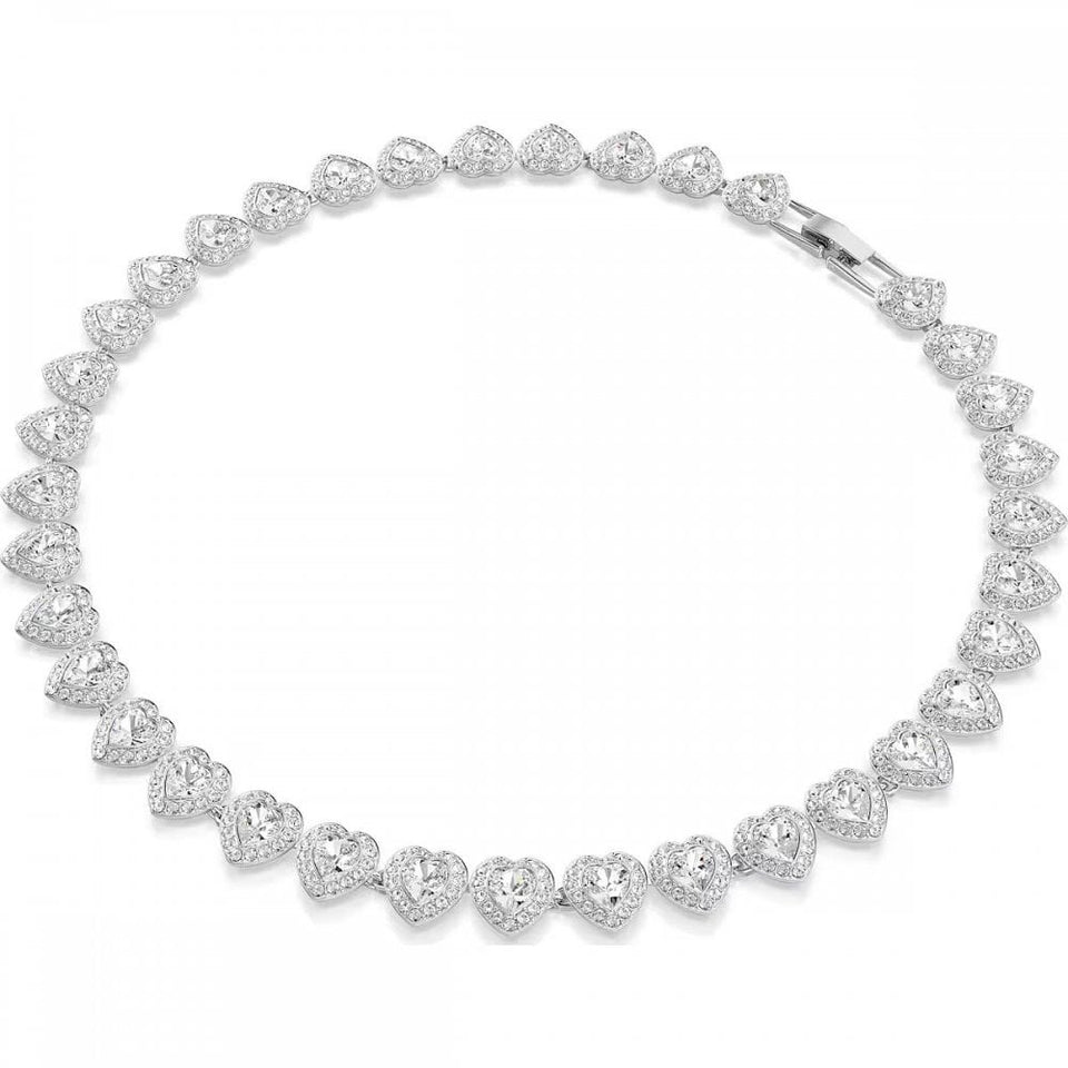 Swarovski Una Angelic Heart Shaped Stone Set Necklace