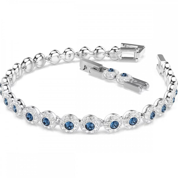 Swarovski Una Angelic Round Cut Blue Stone Tennis Bracelet