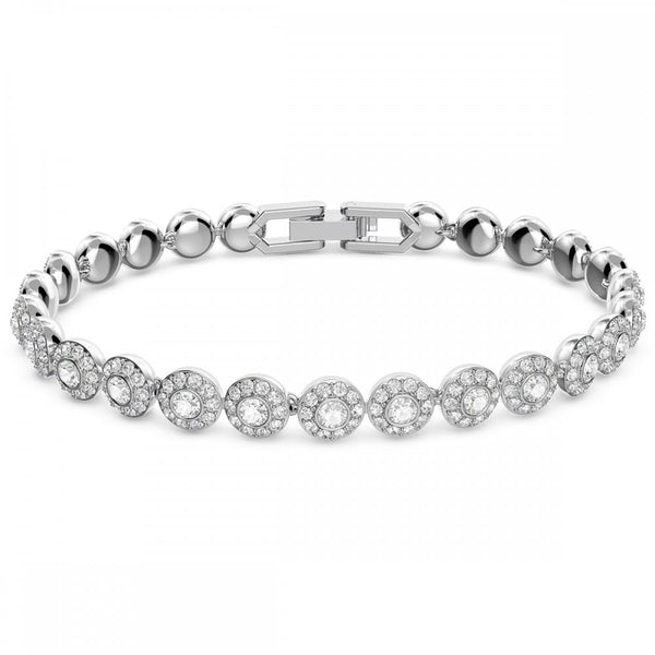 Swarovski Una Angelic Round Cut Stone Set Tennis Bracelet