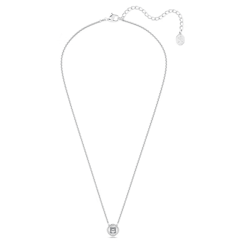 Swarovski Una Angelic Square Cut Blue Stone Set Necklace