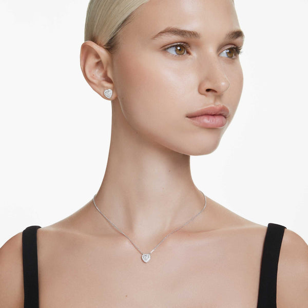 Swarovski Una Angelic Stone Set Heart Necklace