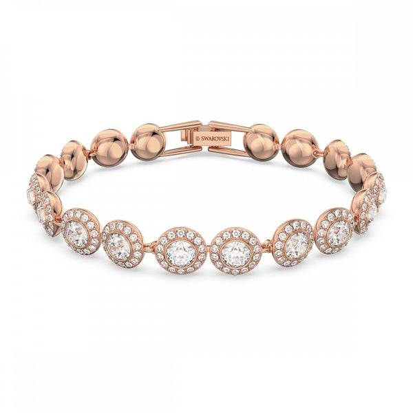 Swarovski Una Angelic White Rose Gold Tone Plated Bracelet