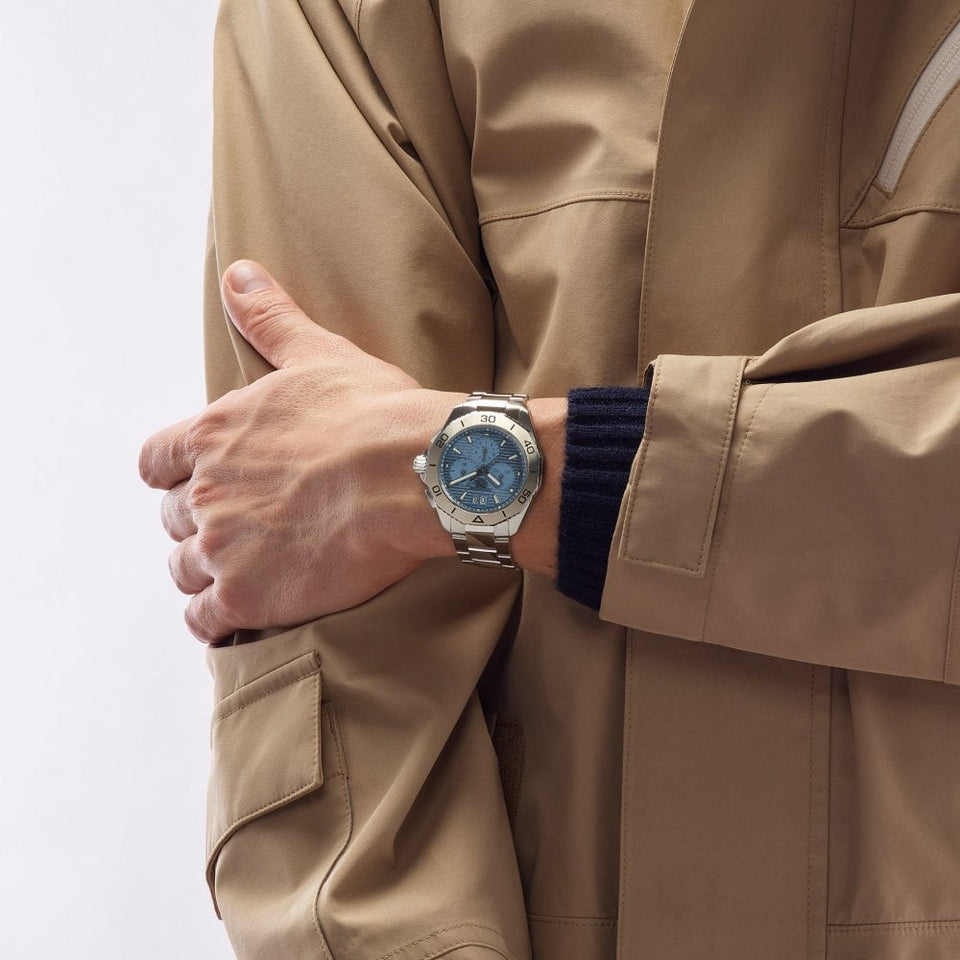 TAG Heuer Aquaracer Professional 200 Chronograph Watch | Blue Dial