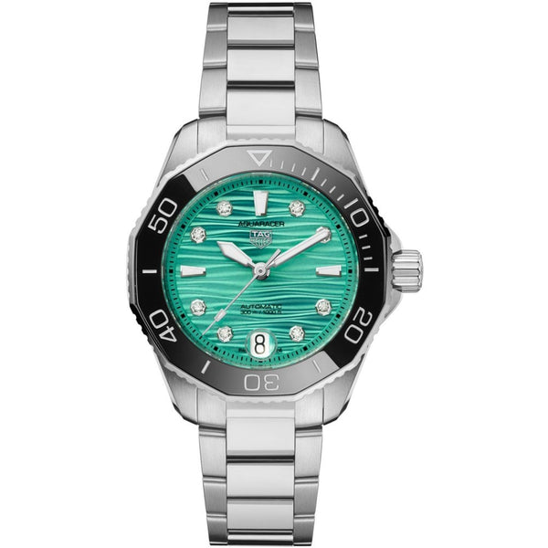 TAG Heuer Aquaracer Professional 300 Turquoise Diver 36mm Ladies Watch