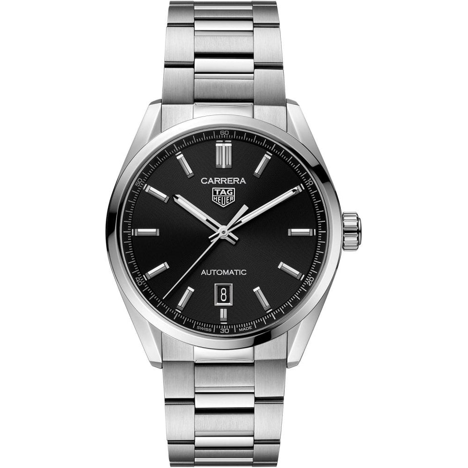 TAG Heuer Carrera Black Dial Automatic Gent's 39mm Watch