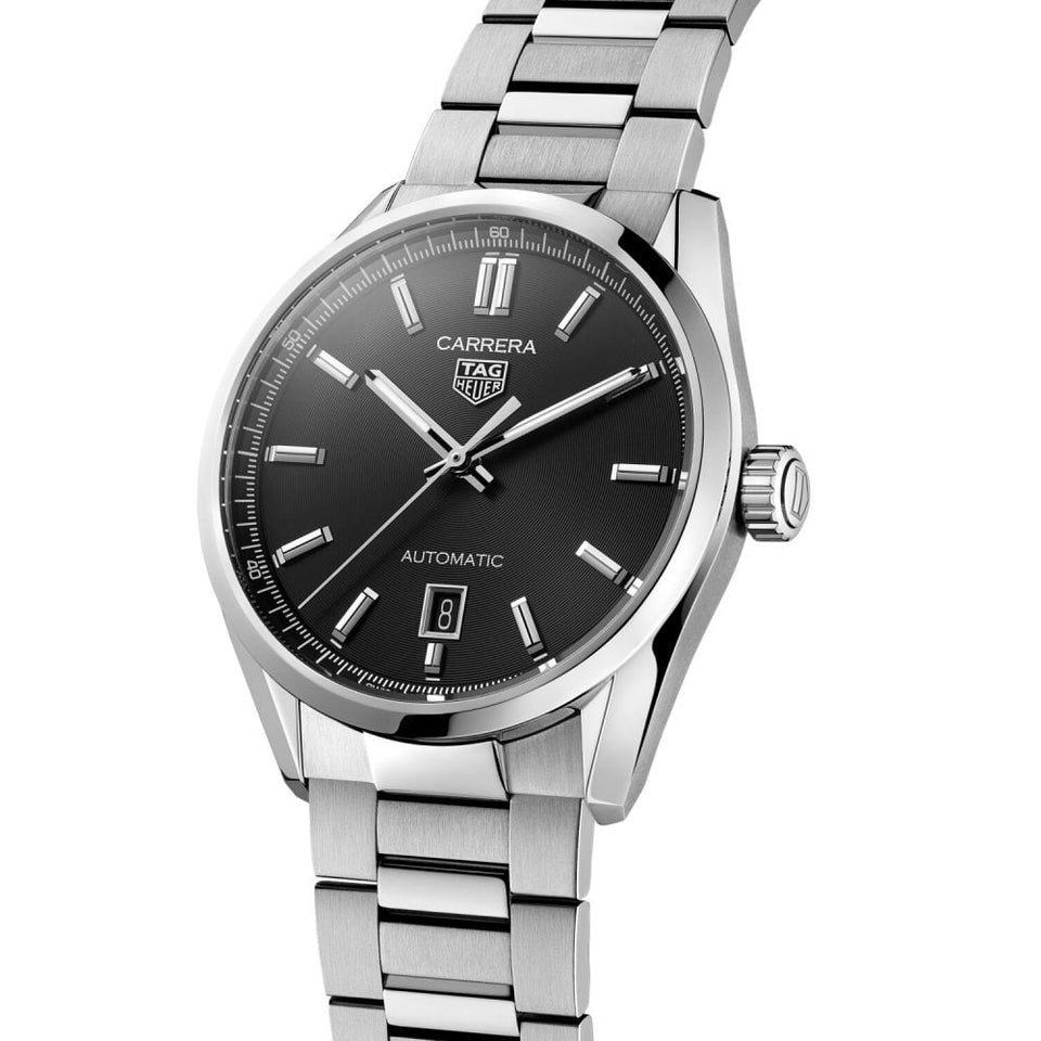 TAG Heuer Carrera Black Dial Automatic Gent's 39mm Watch