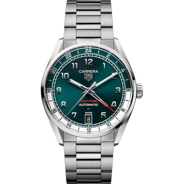TAG Heuer Carrera Date Twin-Time Men's 41mm Automatic Watch