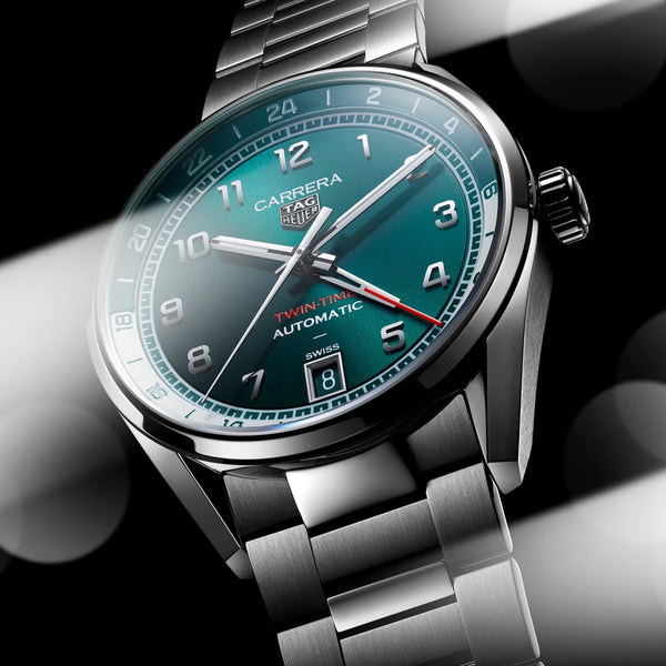 TAG Heuer Carrera Date Twin-Time Men's 41mm Automatic Watch