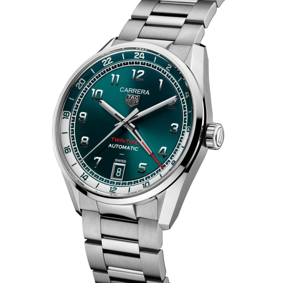TAG Heuer Carrera Date Twin-Time Men's 41mm Automatic Watch
