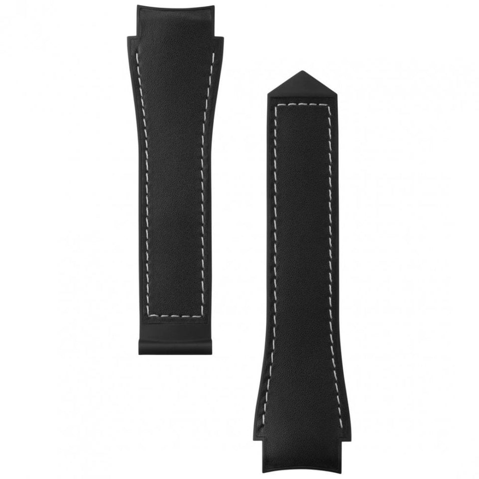 TAG Heuer Connected Black Leather and Rubber Strap Calibre E5 45mm